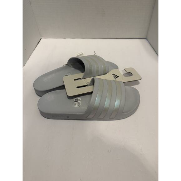 adidas Other - Adidas Adilette Aqua Slides Shoes Mens Size 10 Three Stripes IF0894 Pool Sandals